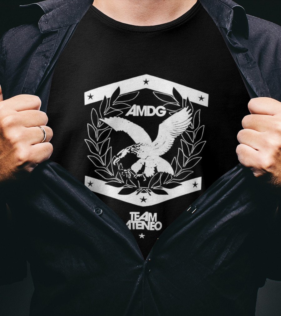 ARDG Team Ateneo Eagle Emblem With Laurel Wreath T-Shirt