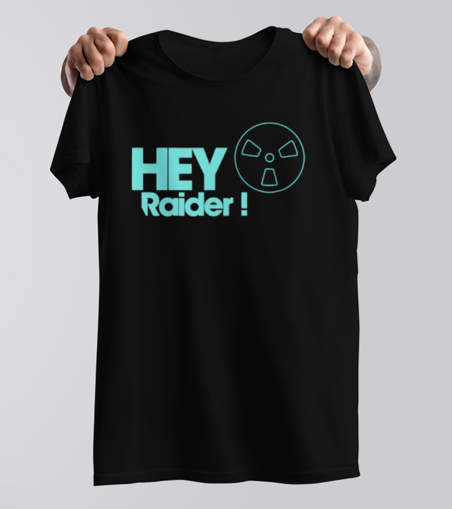 Hey Raider Sci Fi Gamer Safe Pocket Game Humor T-Shirt