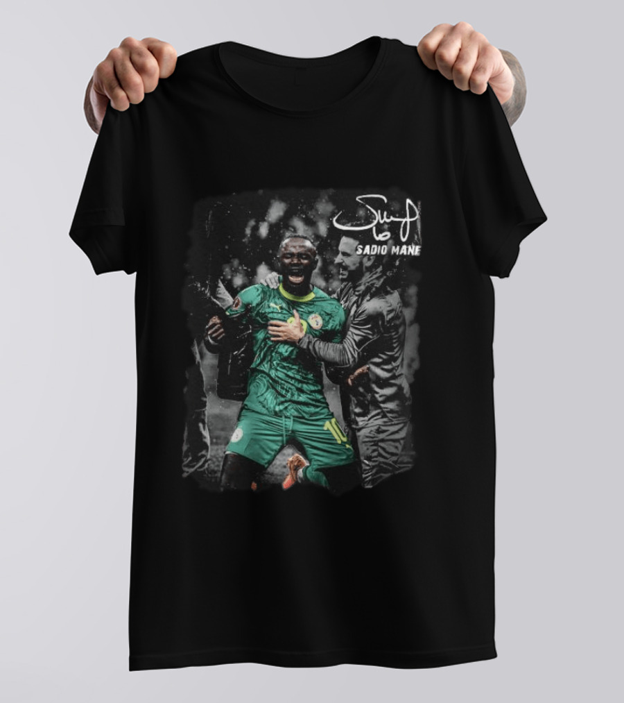 Sadio Mane Senegal National Team Celebration Soccer T-Shirt