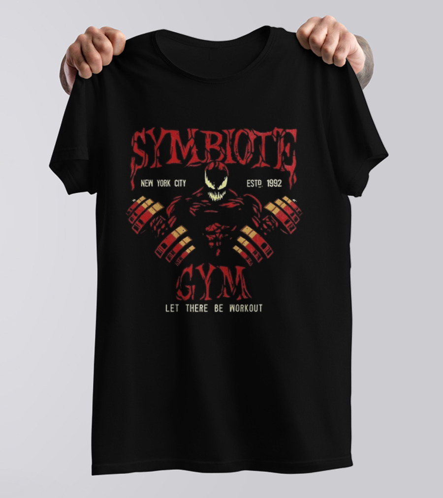 Symbiote Gym New York City Let There Be Workout Est 1992 T-Shirt