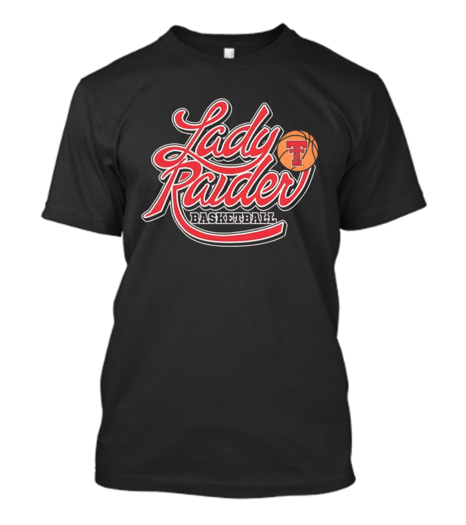 Lady Raider Basketball Texas Tech NCAA Shadowed T-Shirt