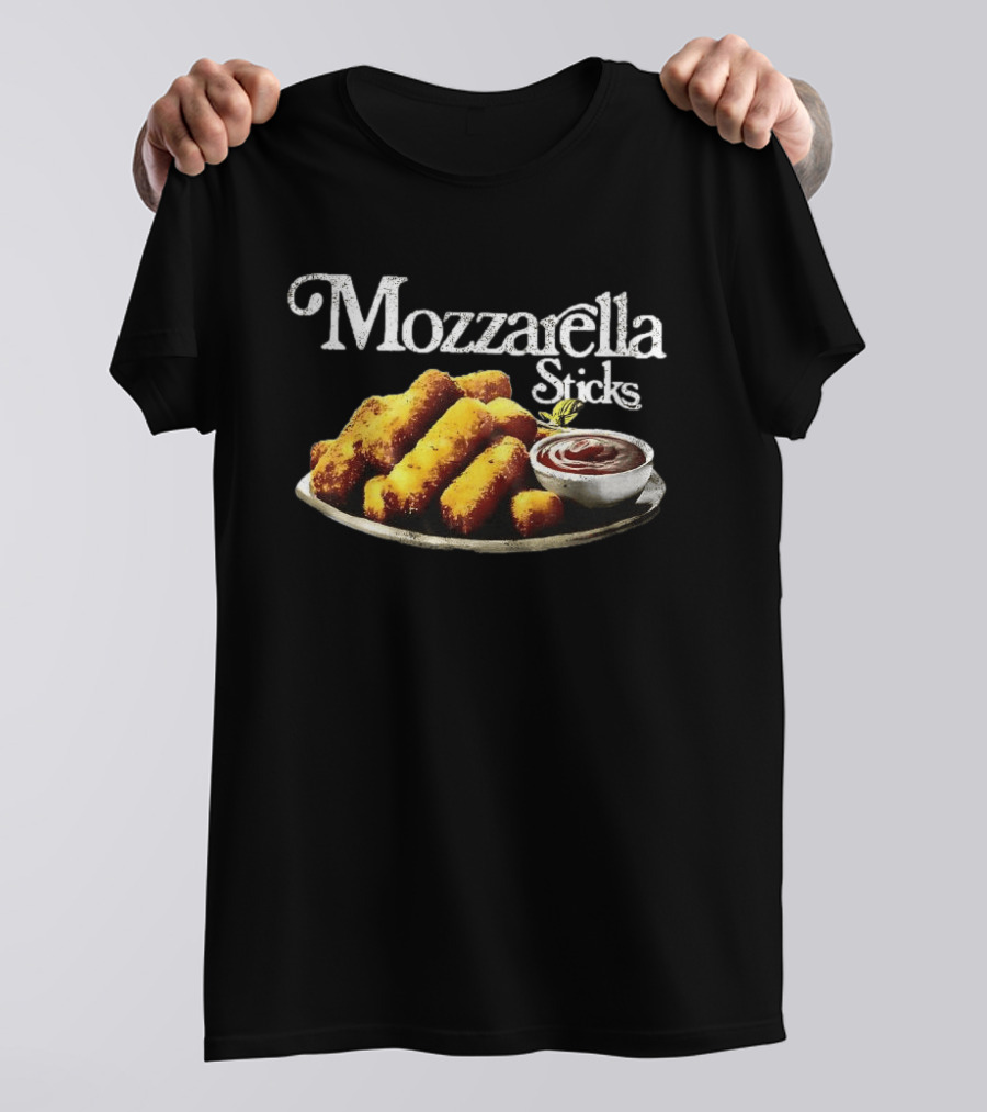 Mozzarella Sticks With Tomato Dipping Sauce Delight T-Shirt