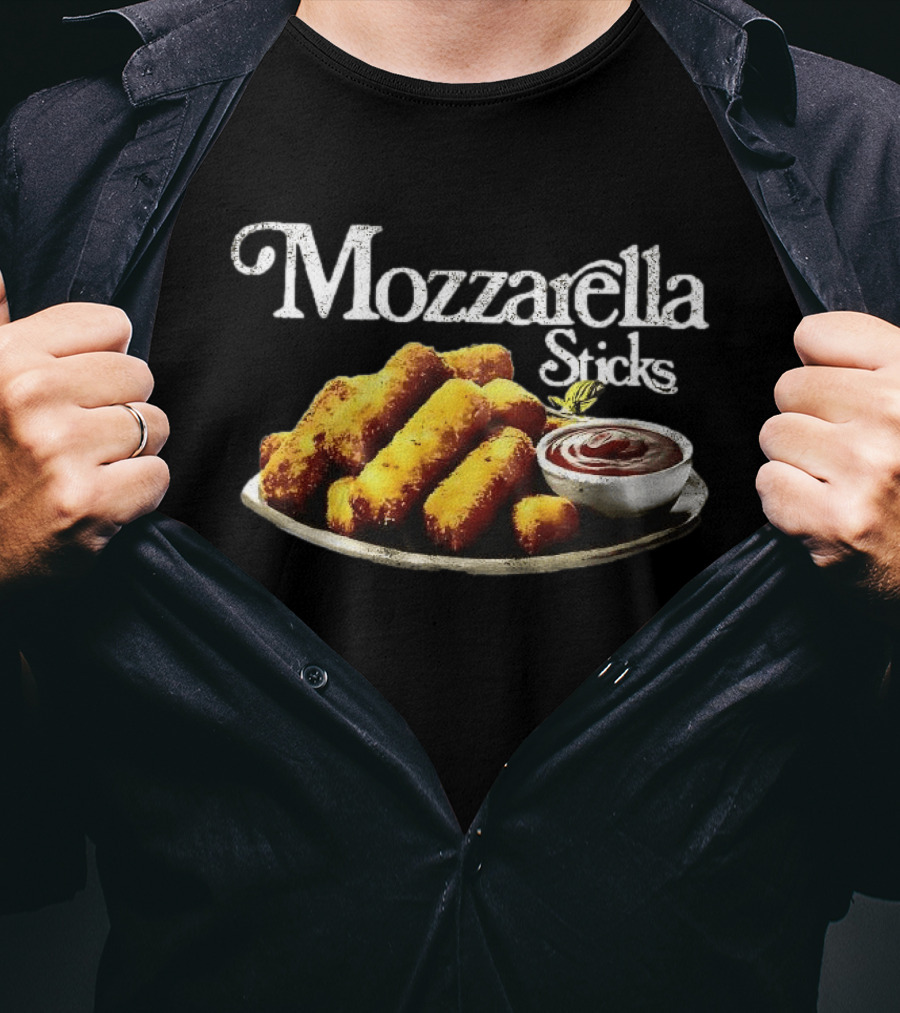 Mozzarella Sticks With Tomato Dipping Sauce Delight T-Shirt