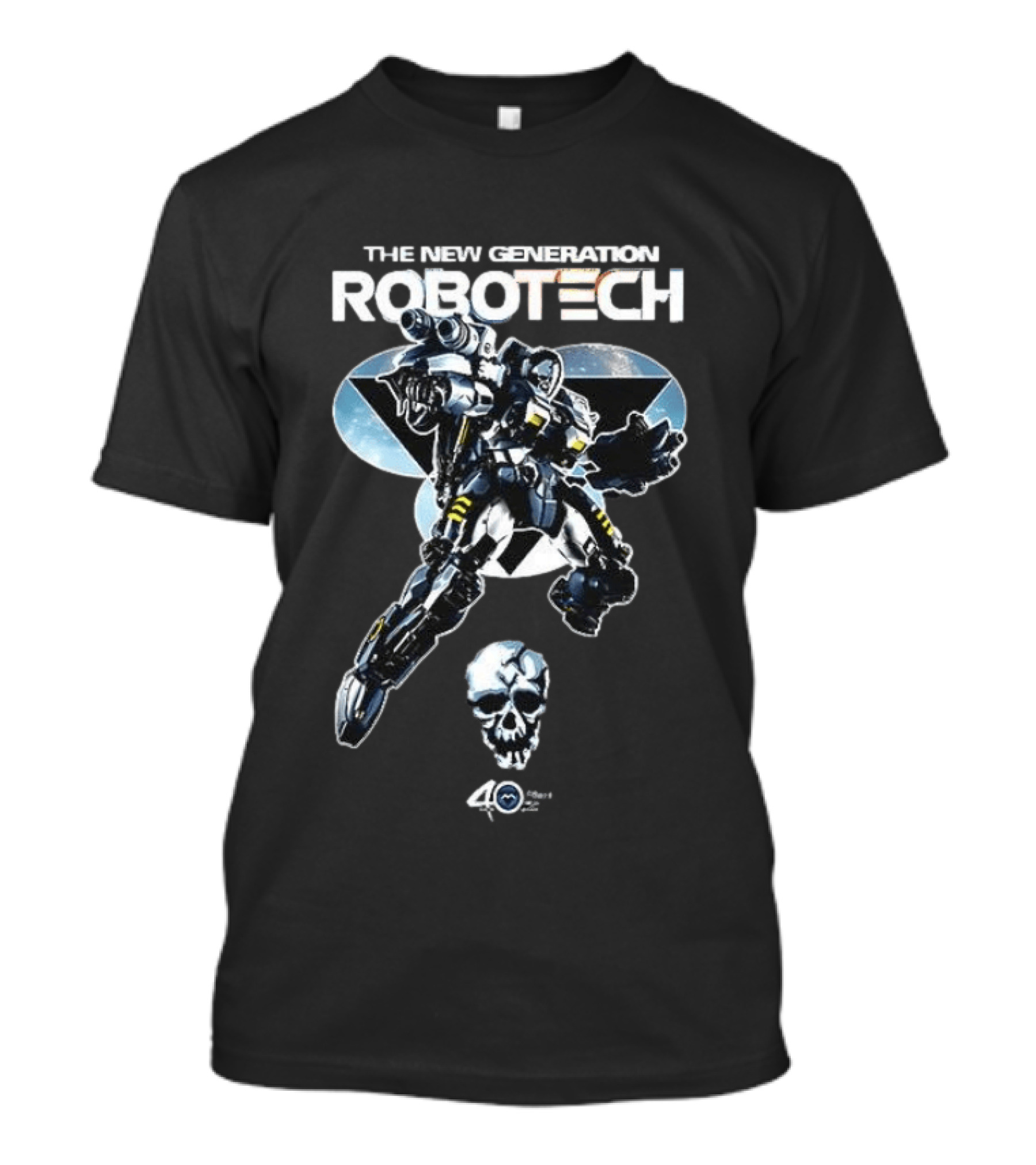 The New Generation Robotech 40th Anniversary Skullbot T-Shirt