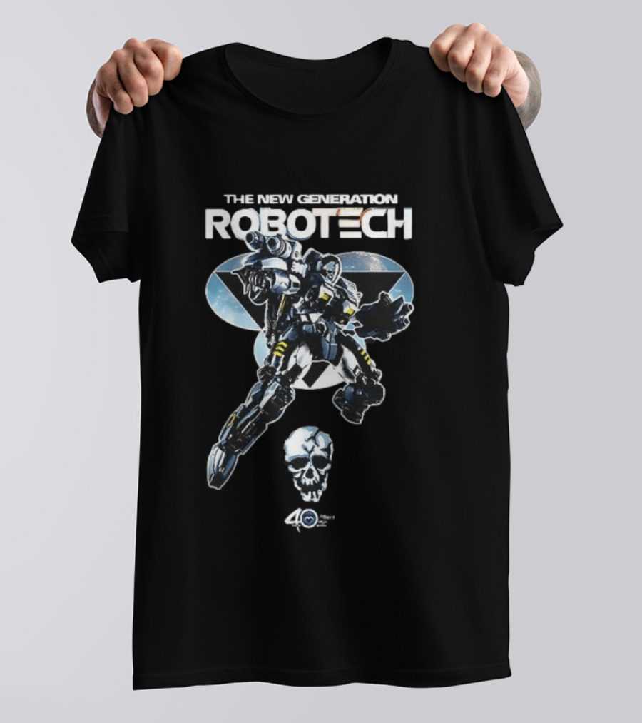 The New Generation Robotech 40th Anniversary Skullbot T-Shirt