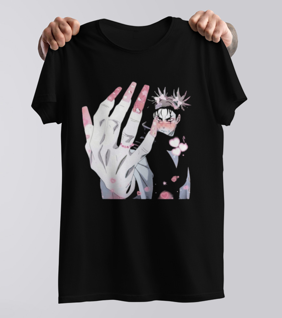 Nails Done Choso Aesthetic Floral Elements Anime T-Shirt