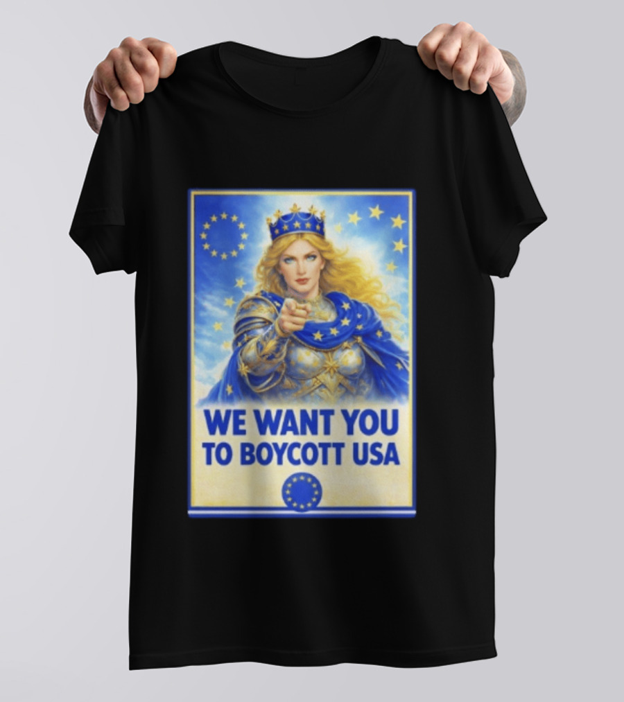 We Want You To Boycott USA Knight Queen Stars Crown T-Shirt