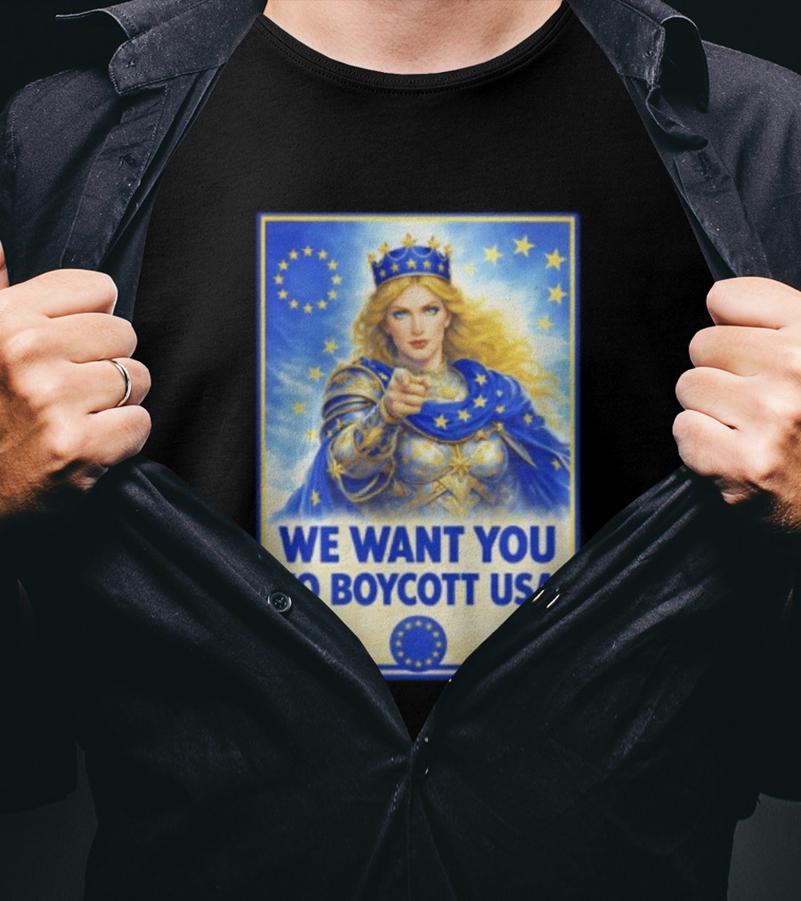 We Want You To Boycott USA Knight Queen Stars Crown T-Shirt