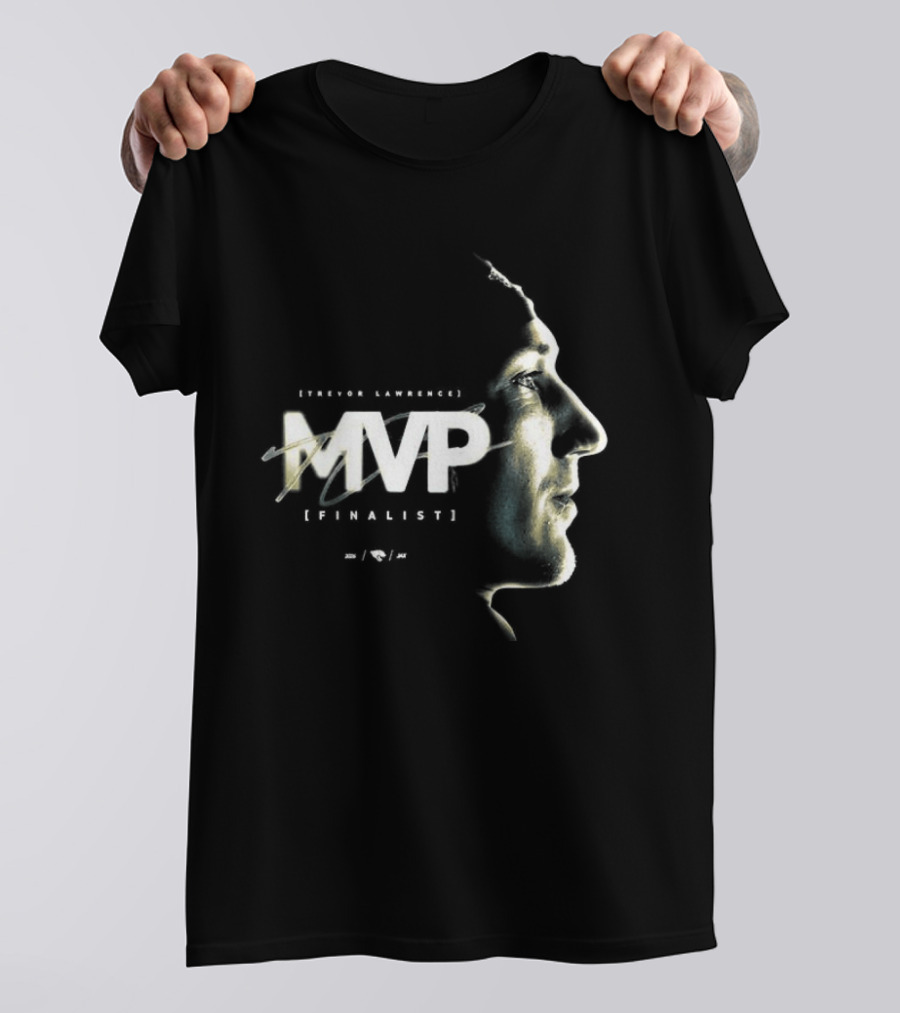 Trevor Lawrence MVP Finalist Jacksonville Jaguars Face T-Shirt