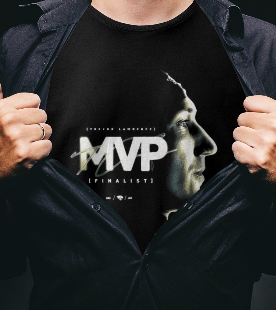 Trevor Lawrence MVP Finalist Jacksonville Jaguars Face T-Shirt