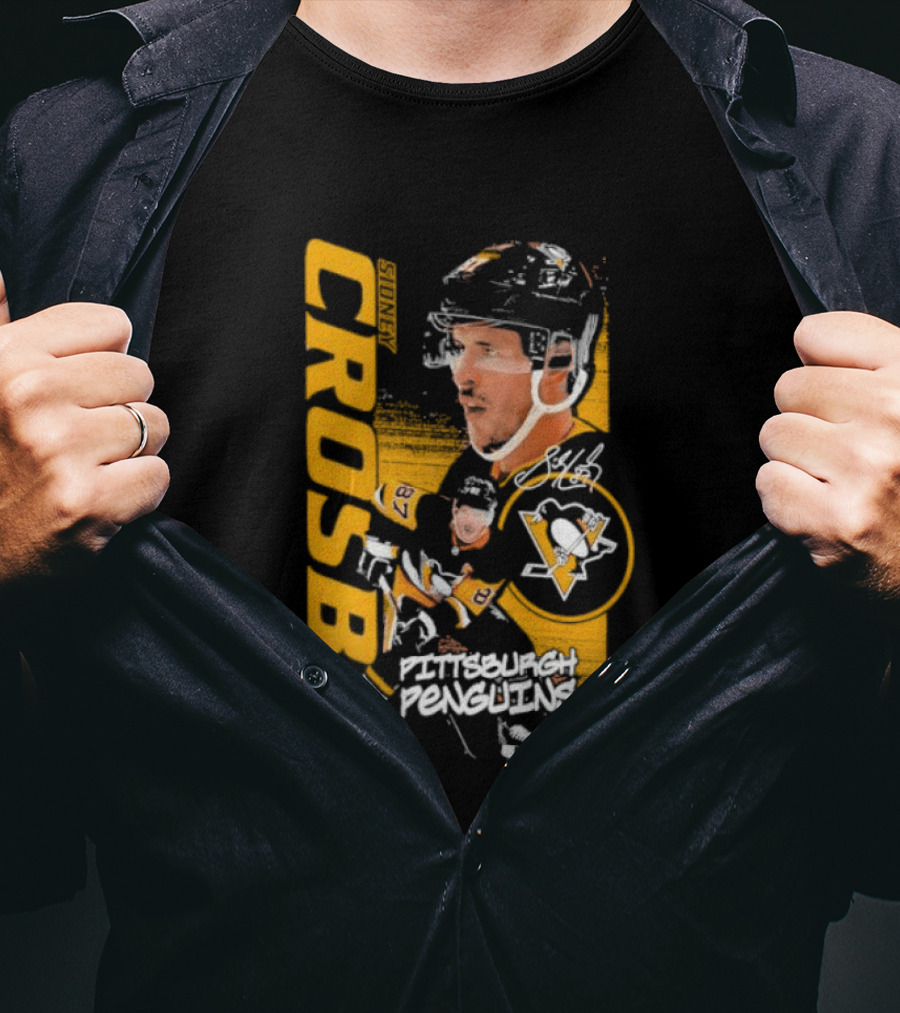 Pittsburgh Penguins Crosby Playmaker Hockey Legend T-Shirt