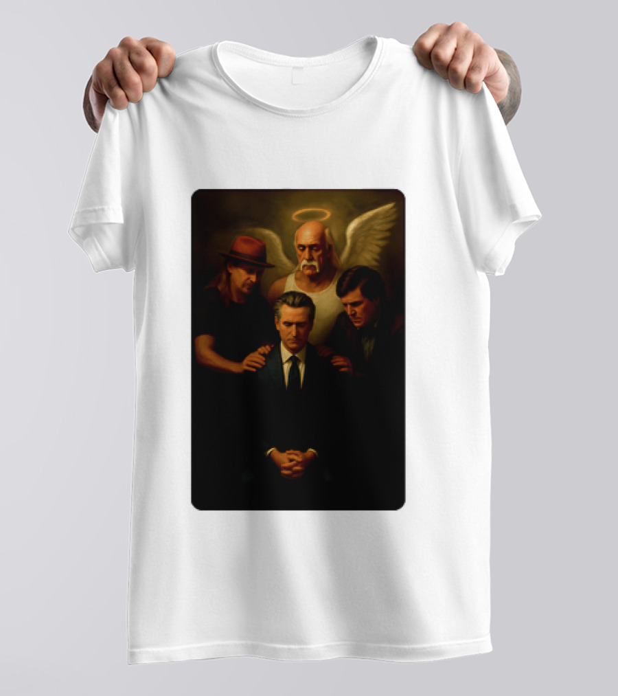The Chosen One Gavin Newsom Angelic Gathering T-Shirt