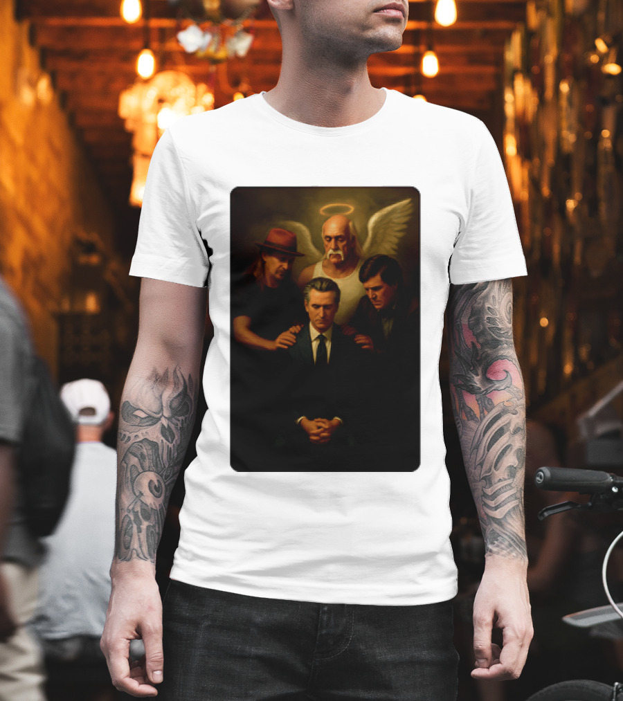 The Chosen One Gavin Newsom Angelic Gathering T-Shirt