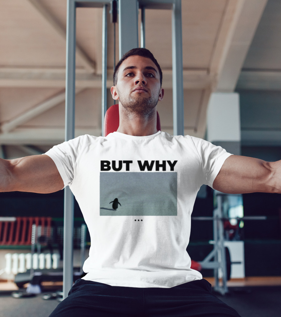 But Why Penguin Existential Question T-Shirt