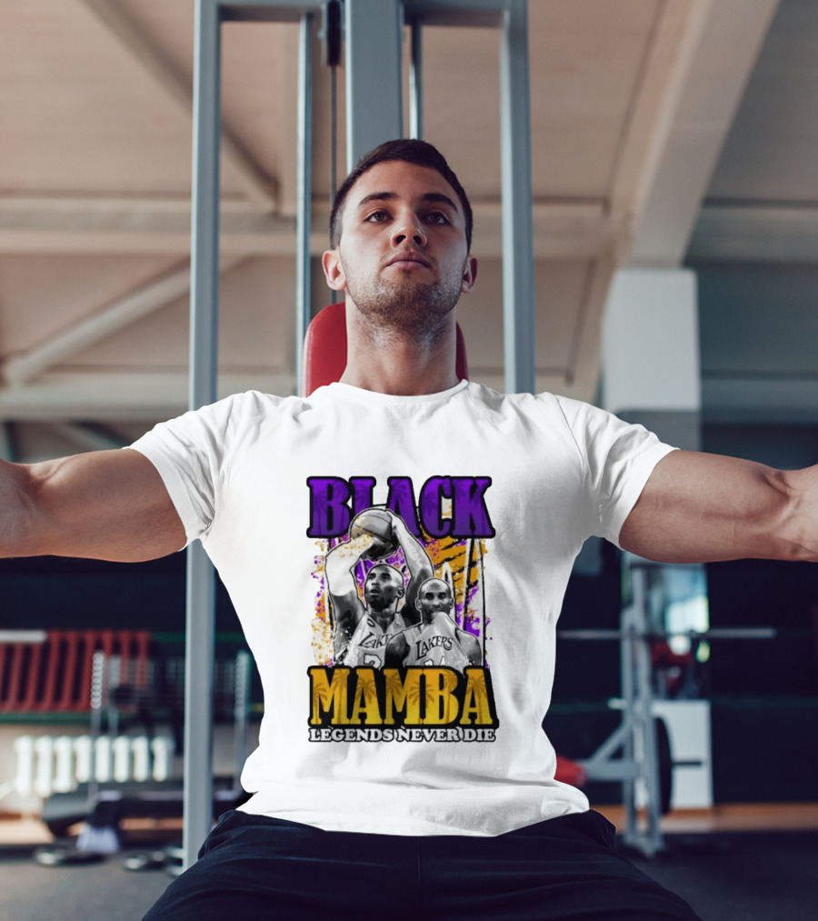 Black Mamba Lakers Legends Never Die T-Shirt