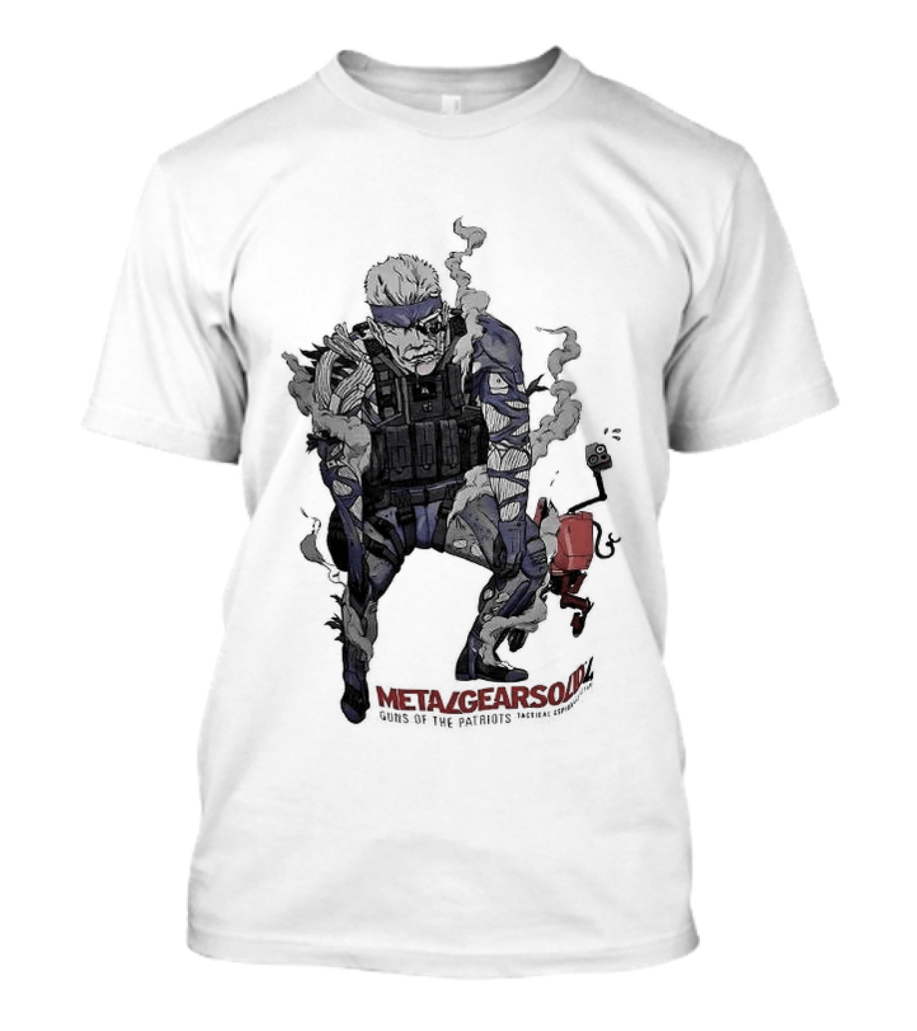 Metal Gear Solid 4 Guns Of The Patriots Tactical Espionage Action T-Shirt