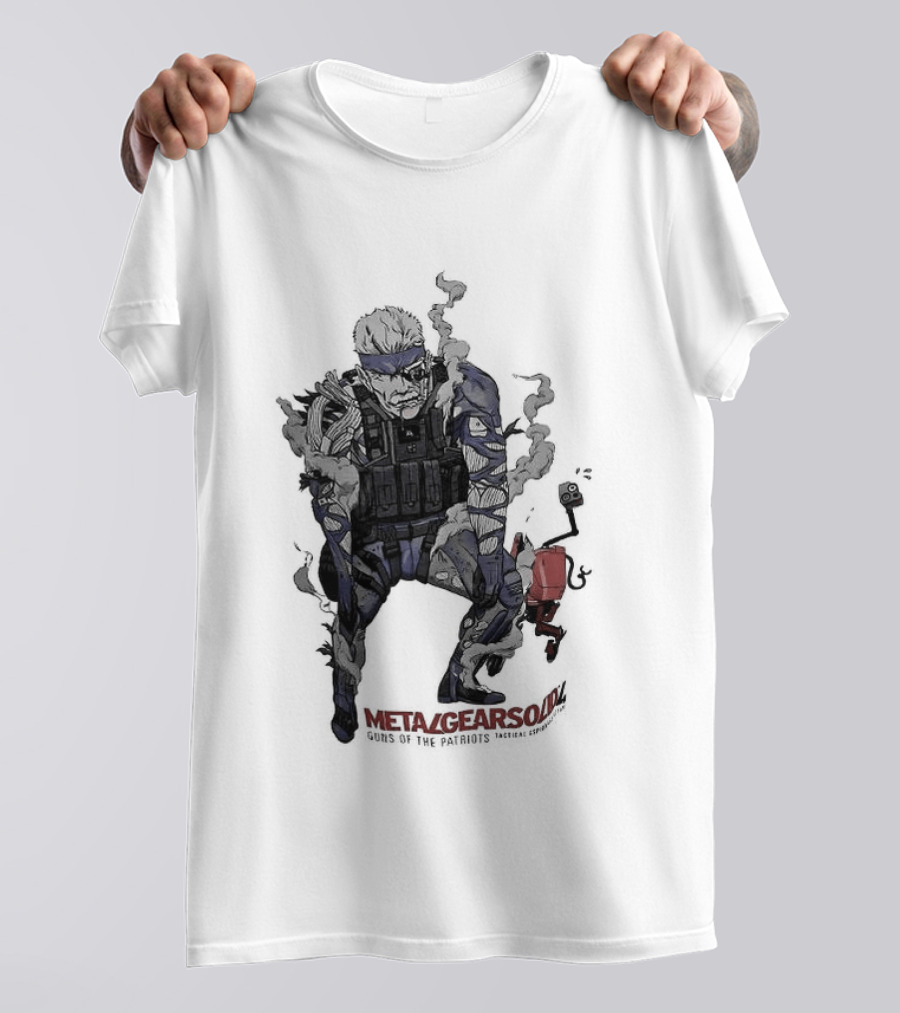 Metal Gear Solid 4 Guns Of The Patriots Tactical Espionage Action T-Shirt