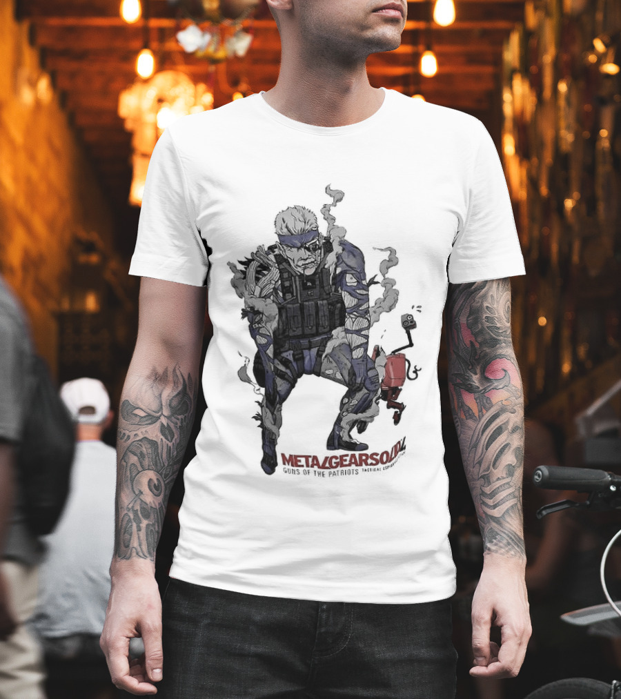Metal Gear Solid 4 Guns Of The Patriots Tactical Espionage Action T-Shirt