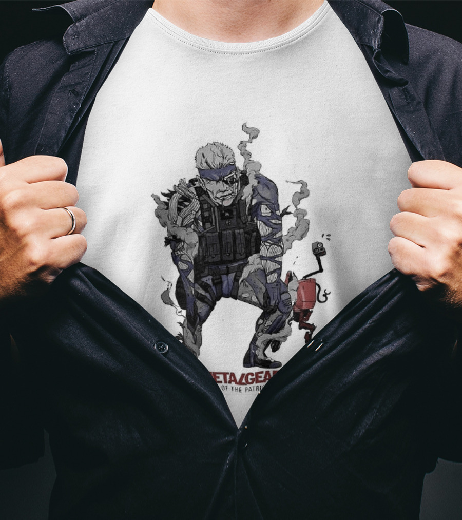 Metal Gear Solid 4 Guns Of The Patriots Tactical Espionage Action T-Shirt