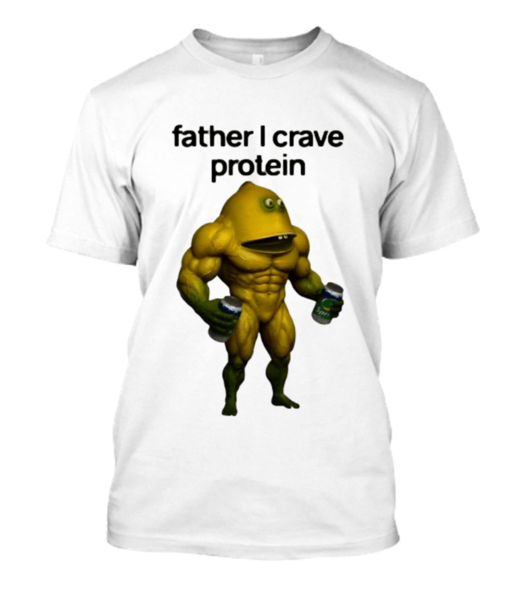 Father I Crave Protein Buff Monster Energy Can T-Shirt