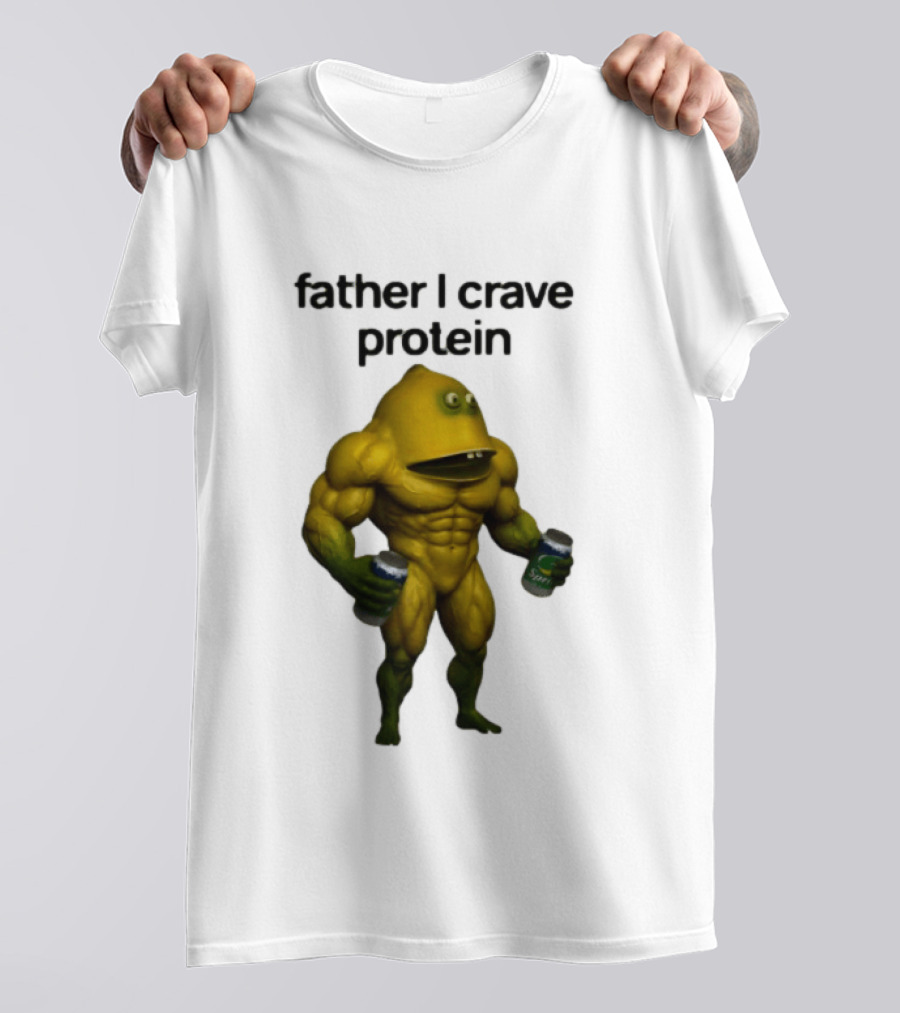 Father I Crave Protein Buff Monster Energy Can T-Shirt