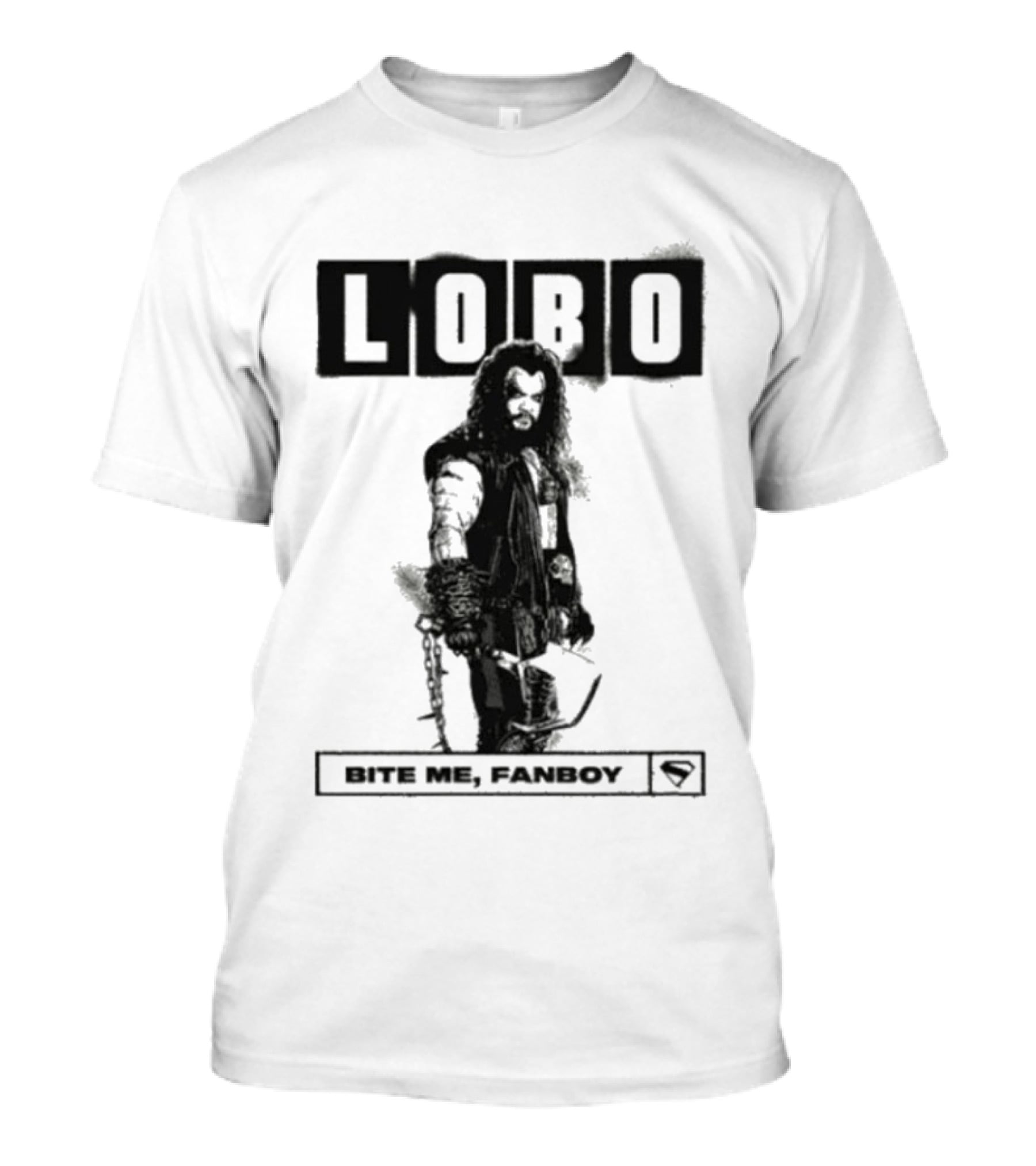 Lobo Bite Me Fanboy DC Comics Superhero T-Shirt