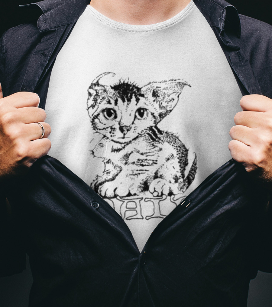 Henry Johnson Pain Cat Drawing T-Shirt