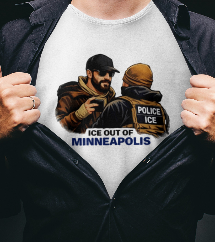Justice For Alex Pretti Ice Out Of Minneapolis T-Shirt