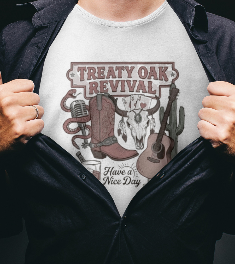Treaty Oak Revival Western Cowboy Music New Day T-Shirt