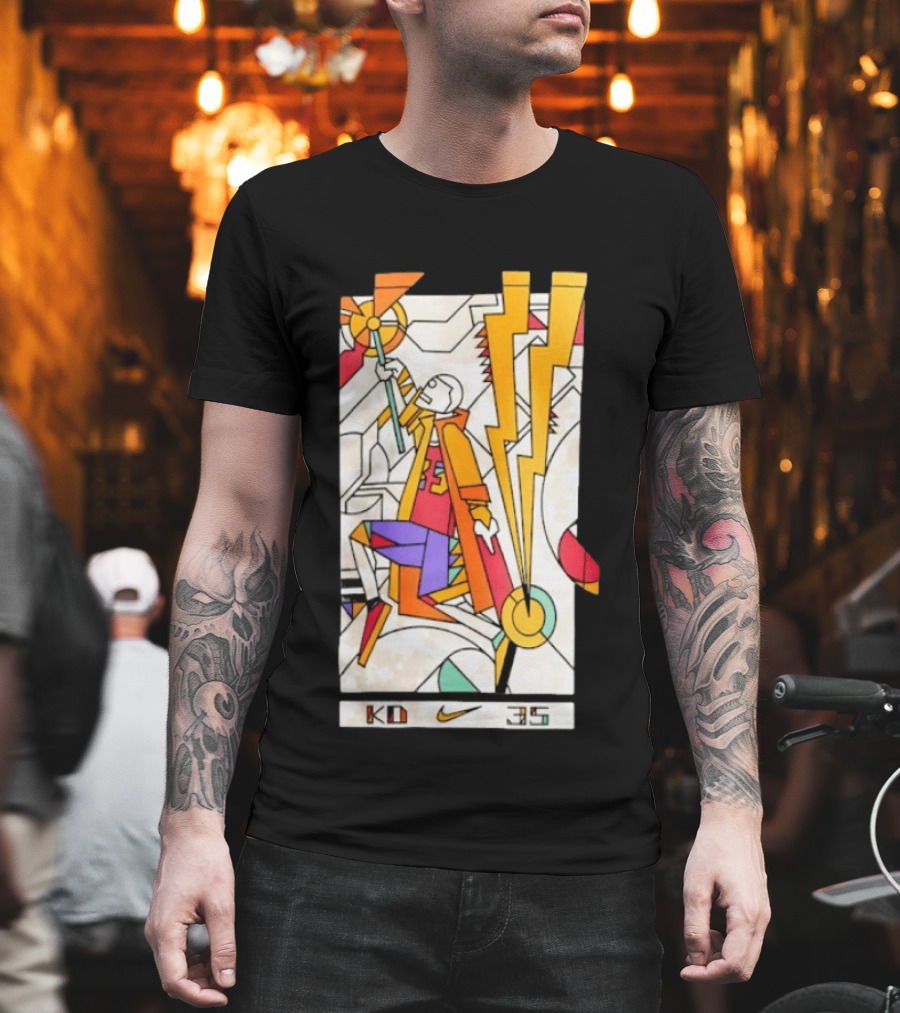 KD 35 Nike Artistic Lightning Basketball T-Shirt