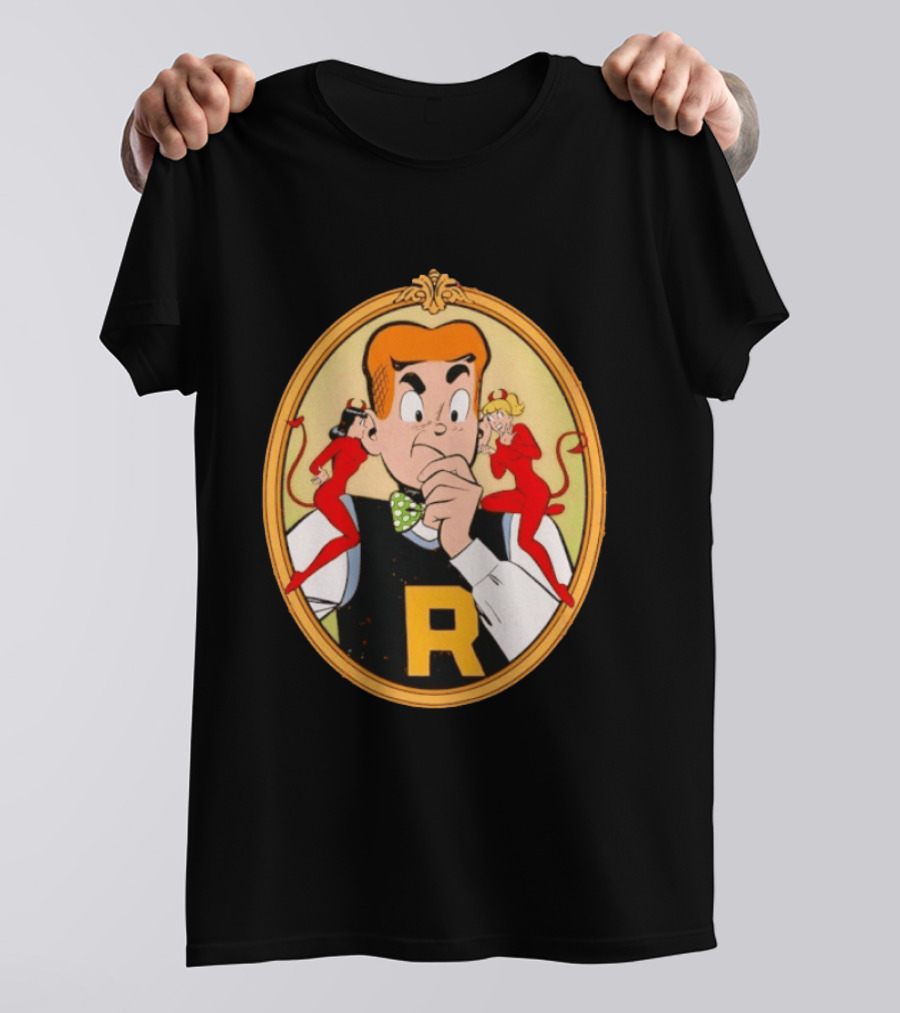 Betty And Veronica Devils Archie Comics Vintage Cartoon Characters T-Shirt