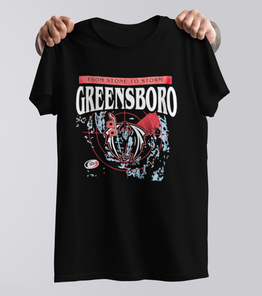 Greensboro From Stone To Storm Red Dragon Target T-Shirt