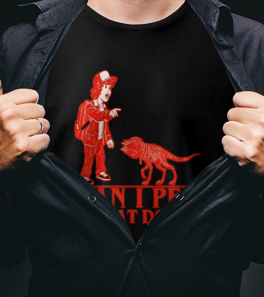 Can I Pet That Dog Stranger Things Demodog Meme T-Shirt