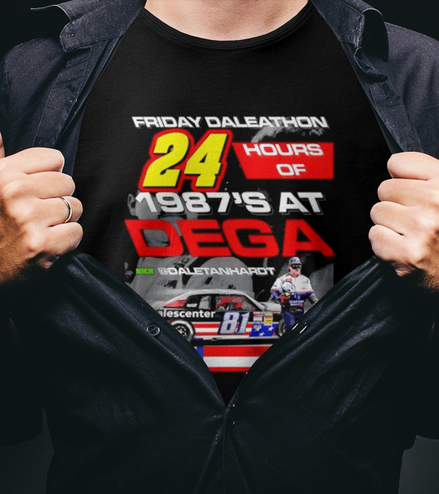 Friday Daleathon 24 Hours Of 1987's Race At Dega @DaleTanhardt 81 T-Shirt