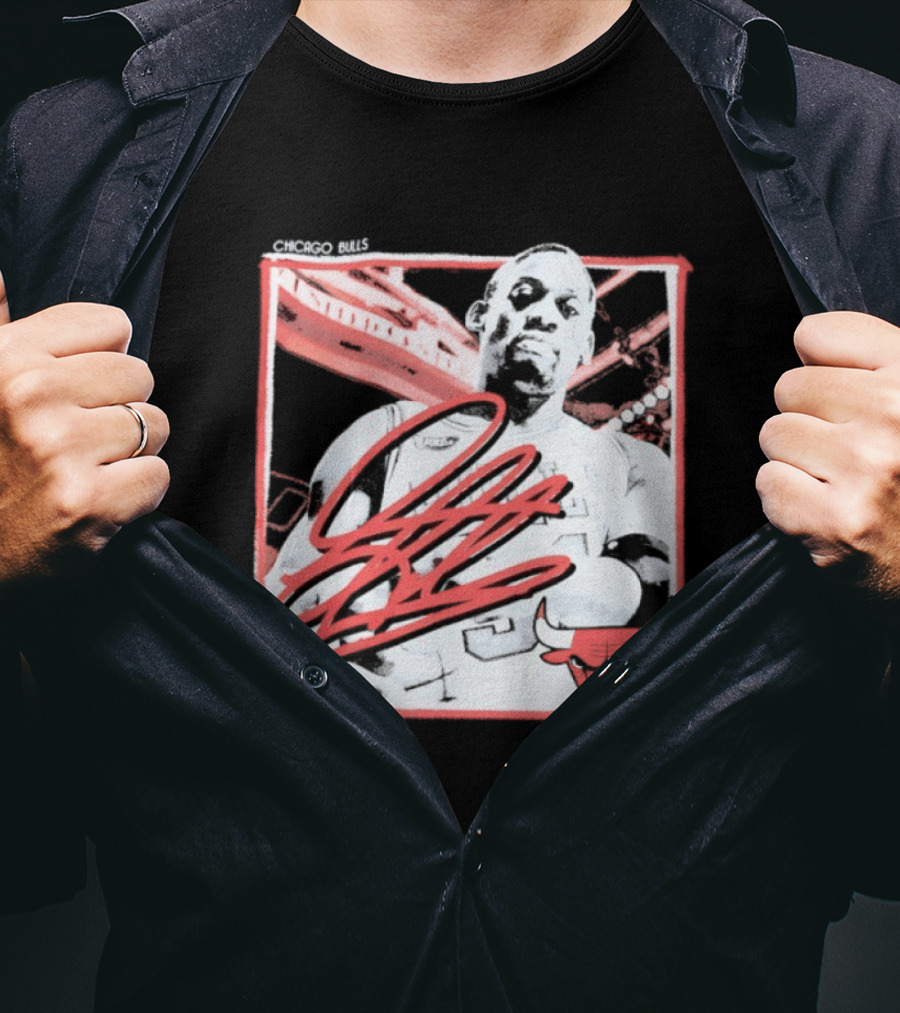 Dennis Rodman Chicago Bulls Basketball T-Shirt