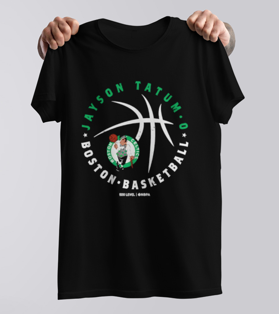 Boston Celtics Jayson Tatum 0 Basketball Team Boston Celtics Player T-Shirt