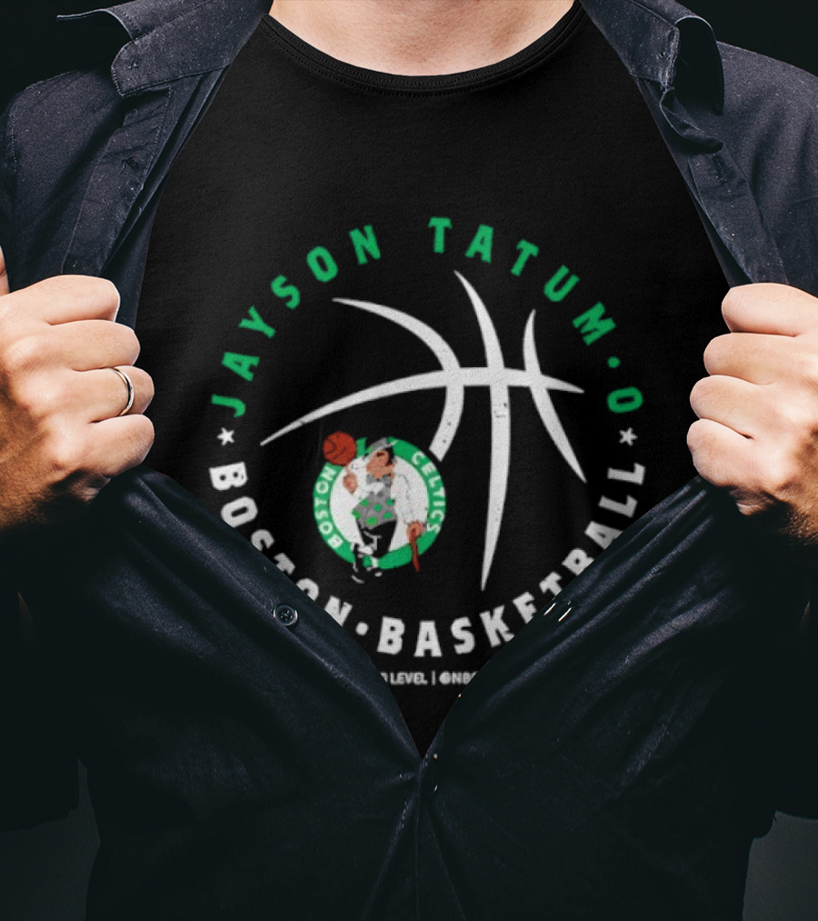 Boston Celtics Jayson Tatum 0 Basketball Team Boston Celtics Player T-Shirt