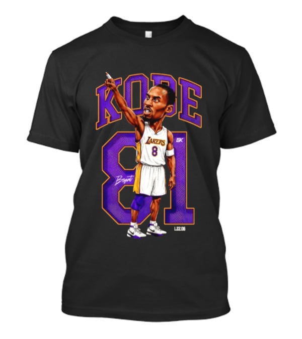 Kobe Bryant Lakers 81 Points Mamba T-Shirt