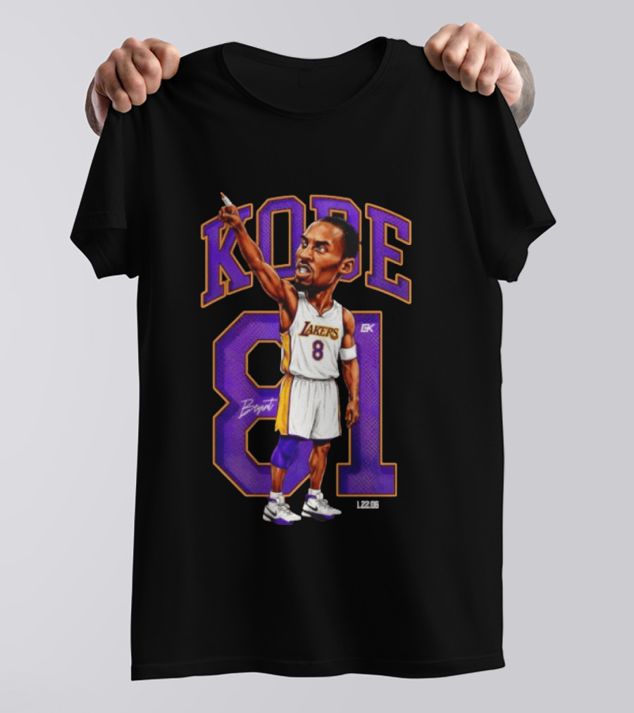Kobe Bryant Lakers 81 Points Mamba T-Shirt
