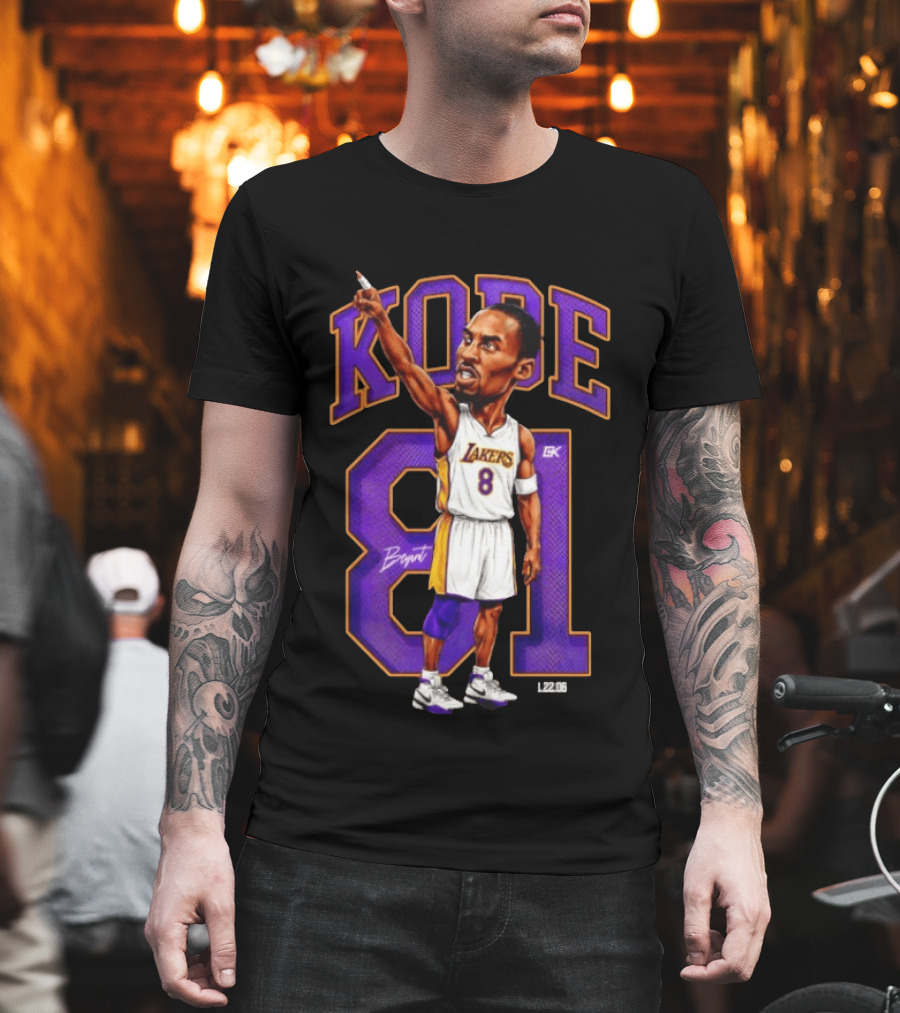 Kobe Bryant Lakers 81 Points Mamba T-Shirt