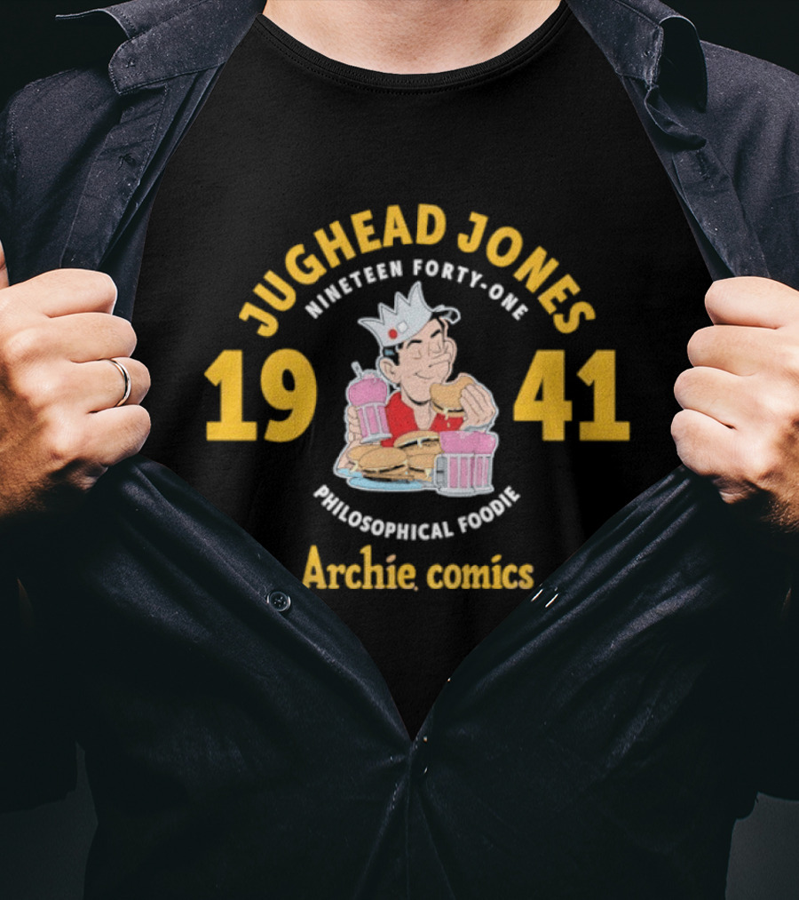 Jughead Jones Nineteen Forty One Philosophical Foodie Archie Comics T-Shirt