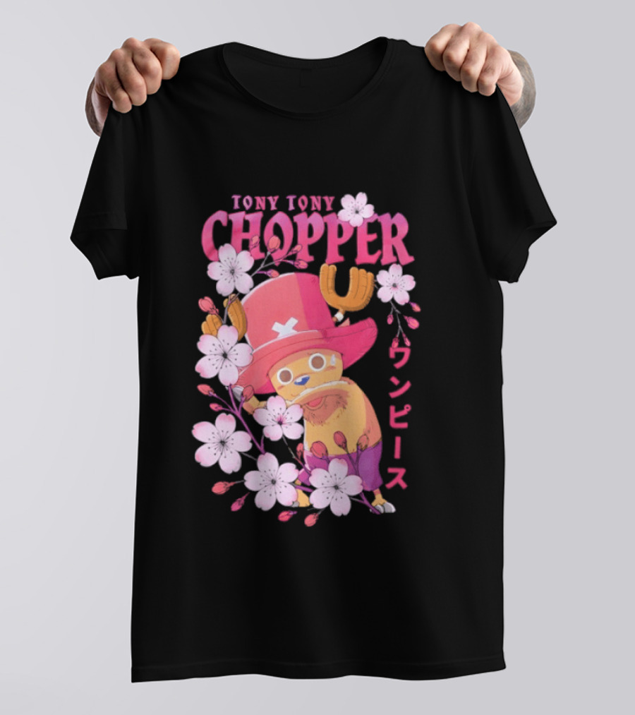 One Piece Tony Tony Chopper Sakura Blossom T-Shirt