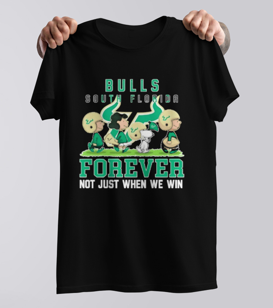 South Florida Bulls Peanuts Collaboration Forever Not Just When We Win T-Shirt