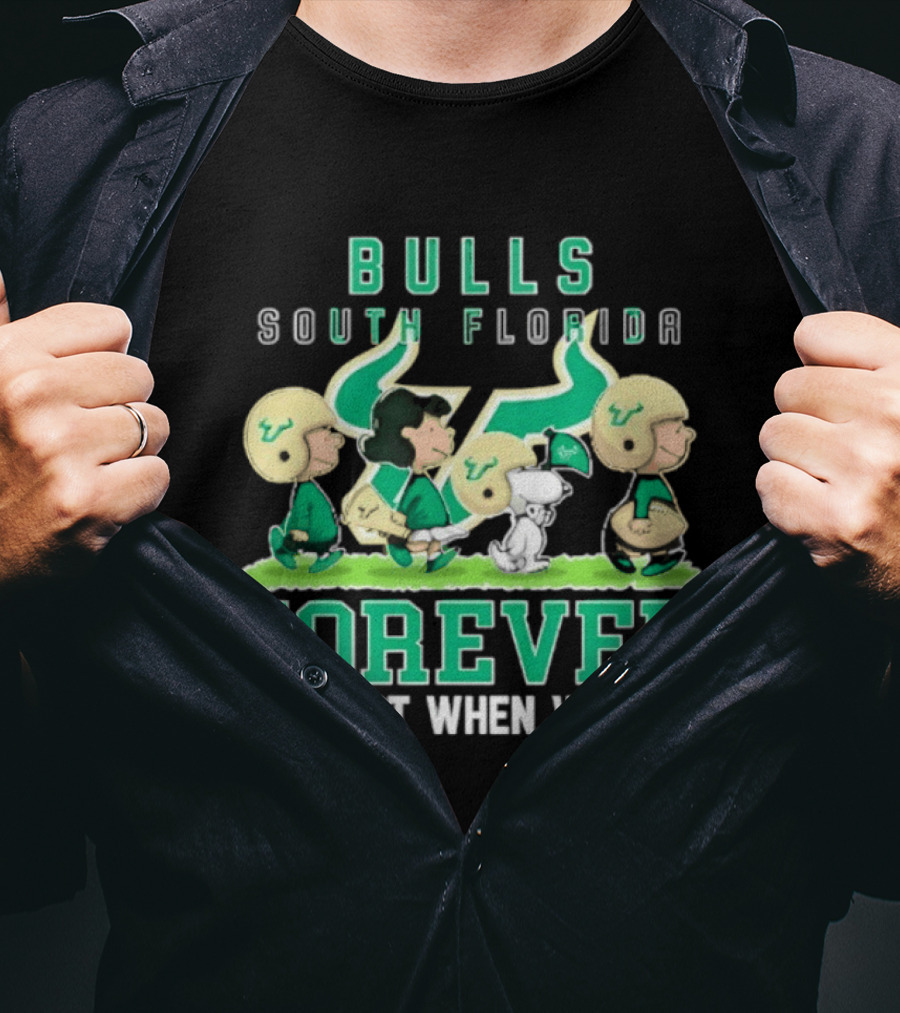 South Florida Bulls Peanuts Collaboration Forever Not Just When We Win T-Shirt