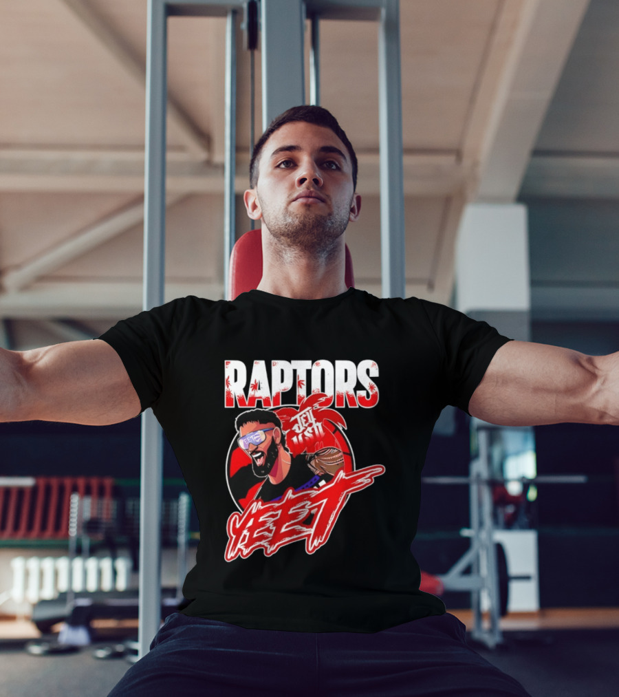 Toronto Raptors Jey Uso YEET 2026 Collaboration T-Shirt