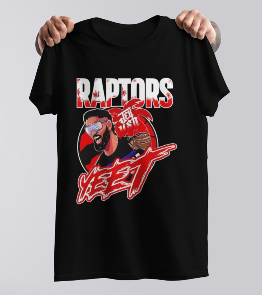Toronto Raptors Jey Uso YEET 2026 Collaboration T-Shirt