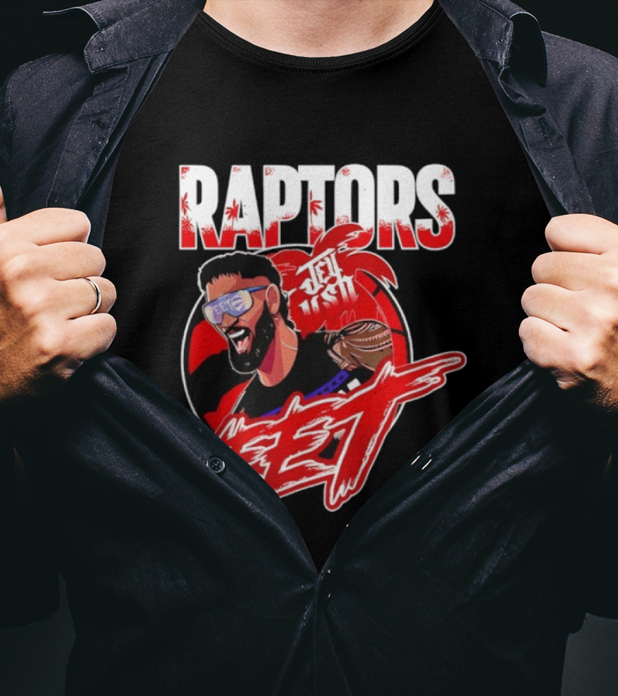 Toronto Raptors Jey Uso YEET 2026 Collaboration T-Shirt