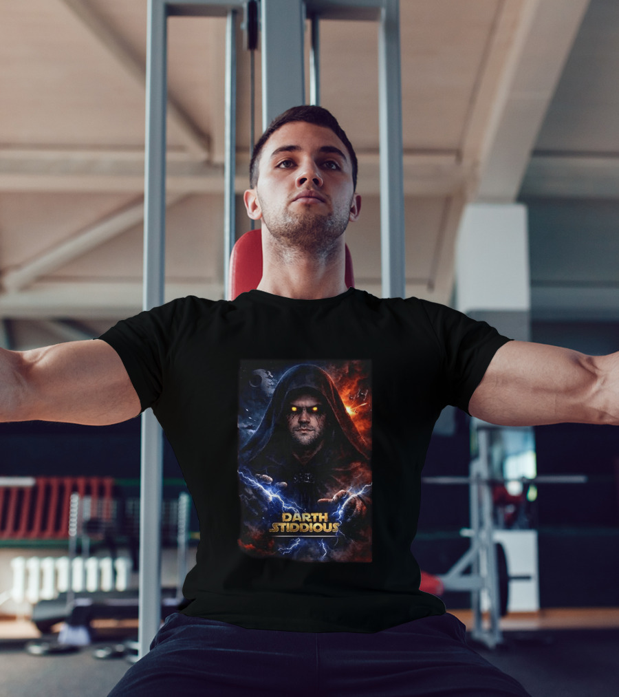 Darth Stiddious Jarrett Stidham Lightning Eyes Sith Star Wars T-Shirt