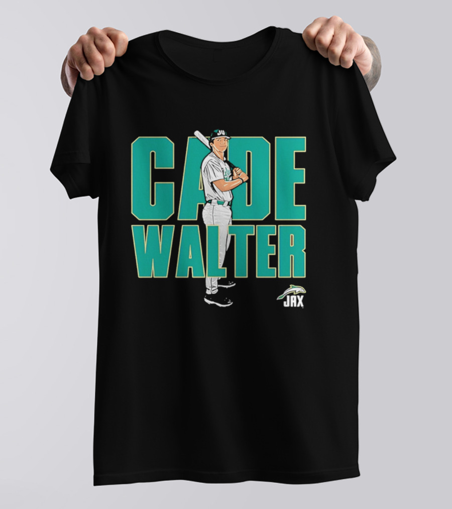 Cade Walter JAX Baseball NCAA Caricature T-Shirt