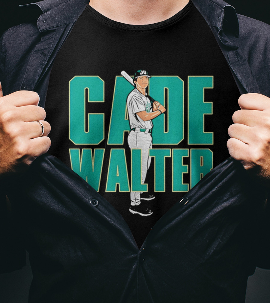 Cade Walter JAX Baseball NCAA Caricature T-Shirt